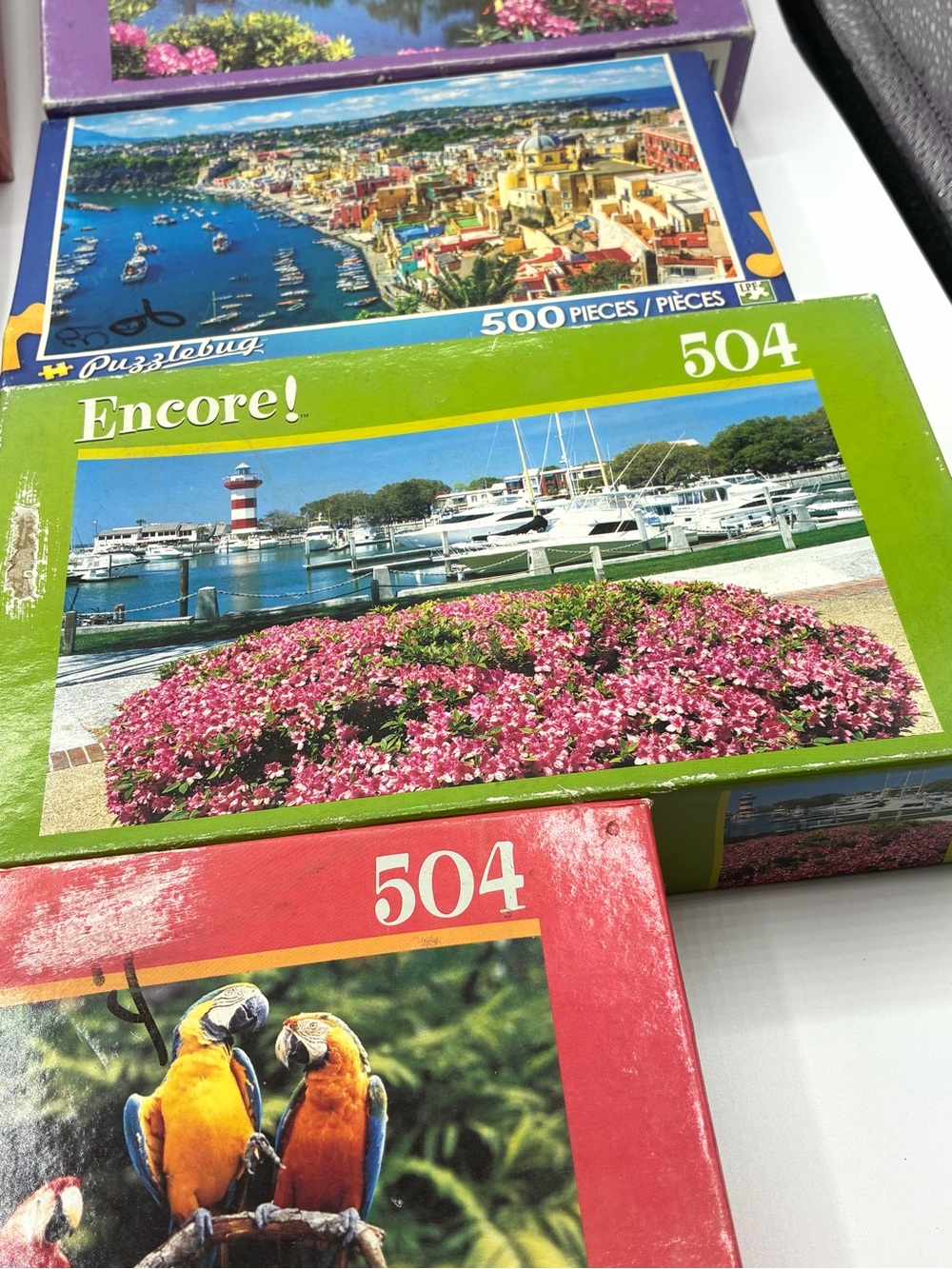 Lot of 7 Sealed 500 504 Piece Jigsaw Puzzles Encore Puzzlebug Artbox - Picture 9 of 16